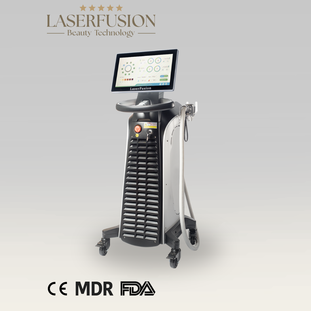 Diode ICE laser voor laserontharing opleiding bij LaserFusion